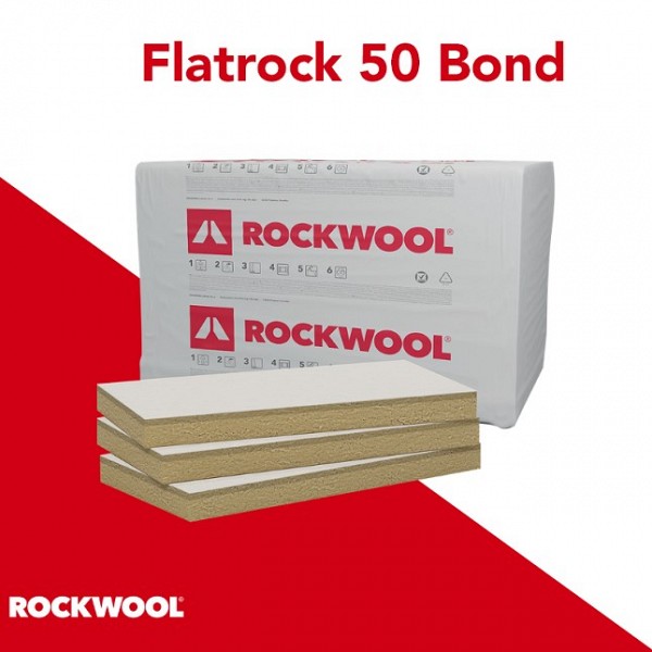 Acquista online FLATROCK 50 BOND LANA DI ROCCIA ROCKWOOL 100x1200x1000 rockwool